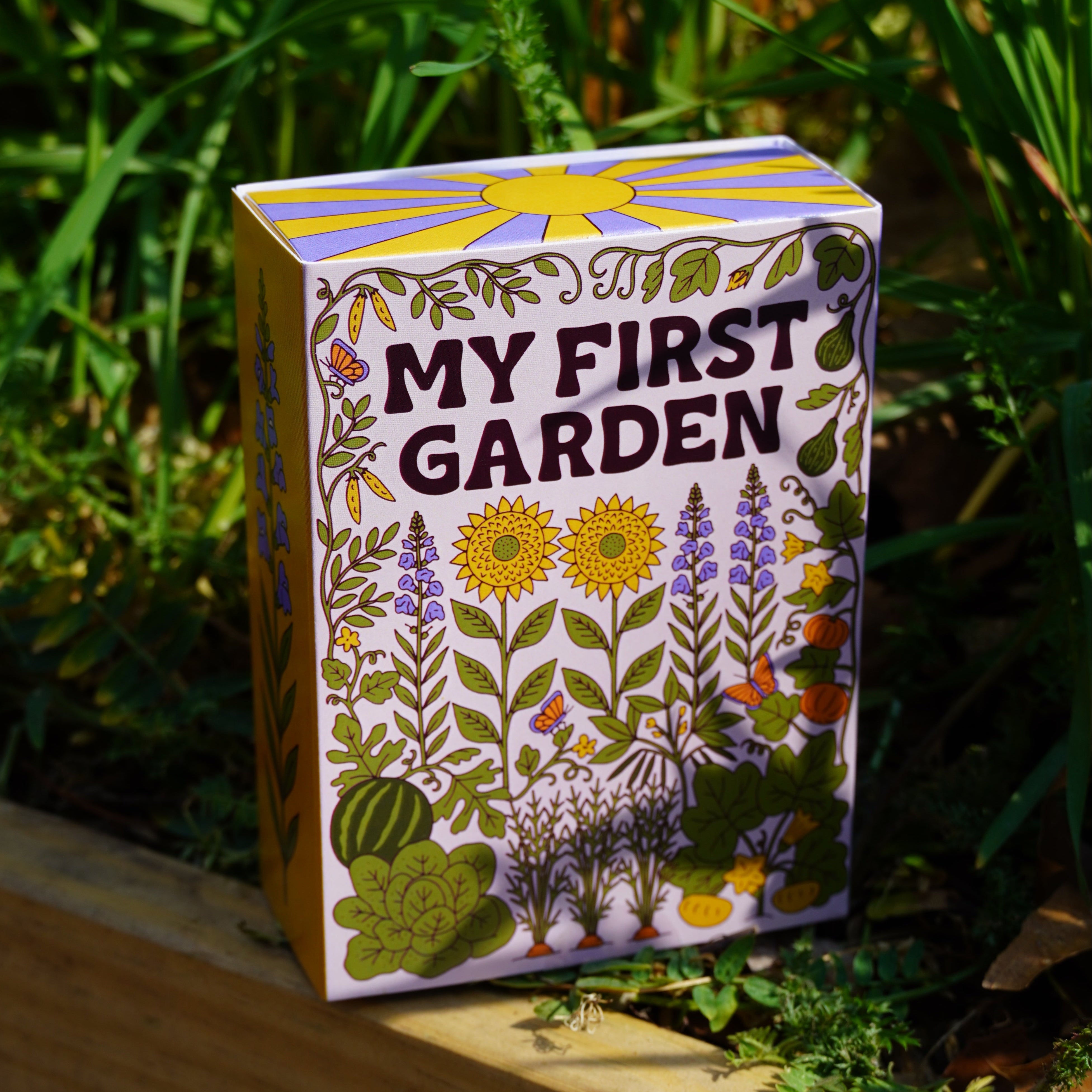 flower seed subscription My First Garden Seed Collection Box