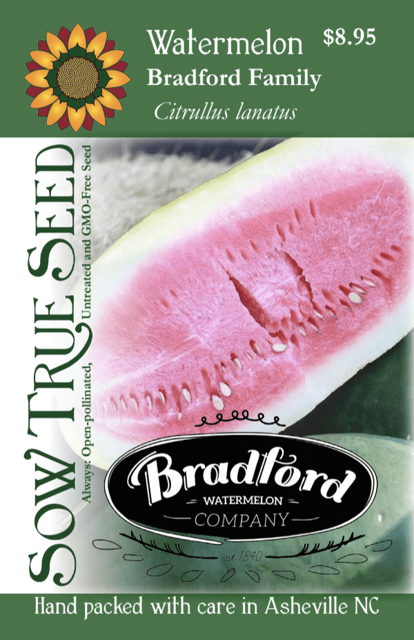 Watermelon Seeds Bradford Family Sow True Seed