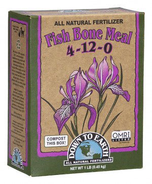 bone meal fertilizer for plants Down To Earth Fish Bone Meal (4-12-0) 1lb