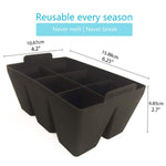 Silicone Seed Starting Trays 6 cell - Sow True Seed