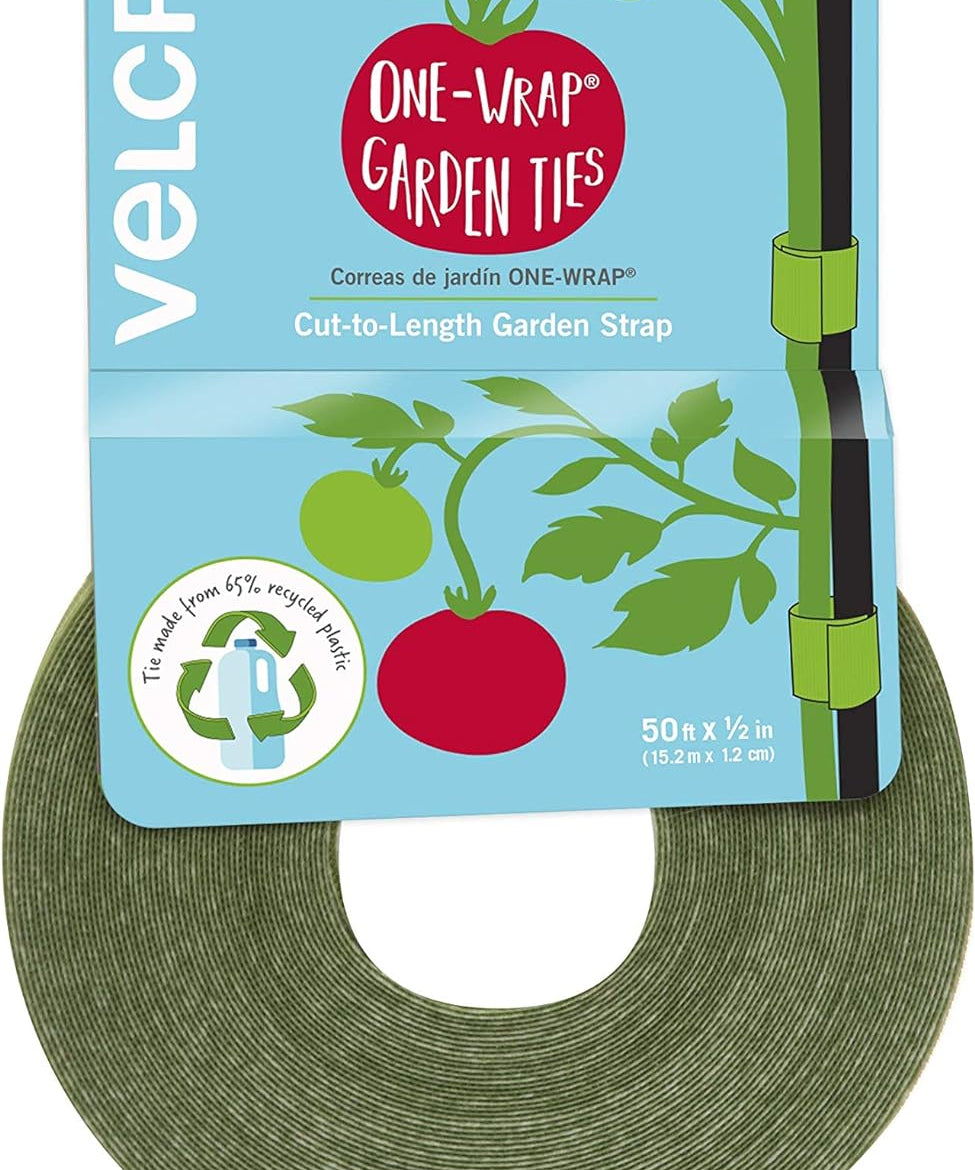 Velcro One Wrap Garden Ties 50' x 1/2" - Sow True Seed