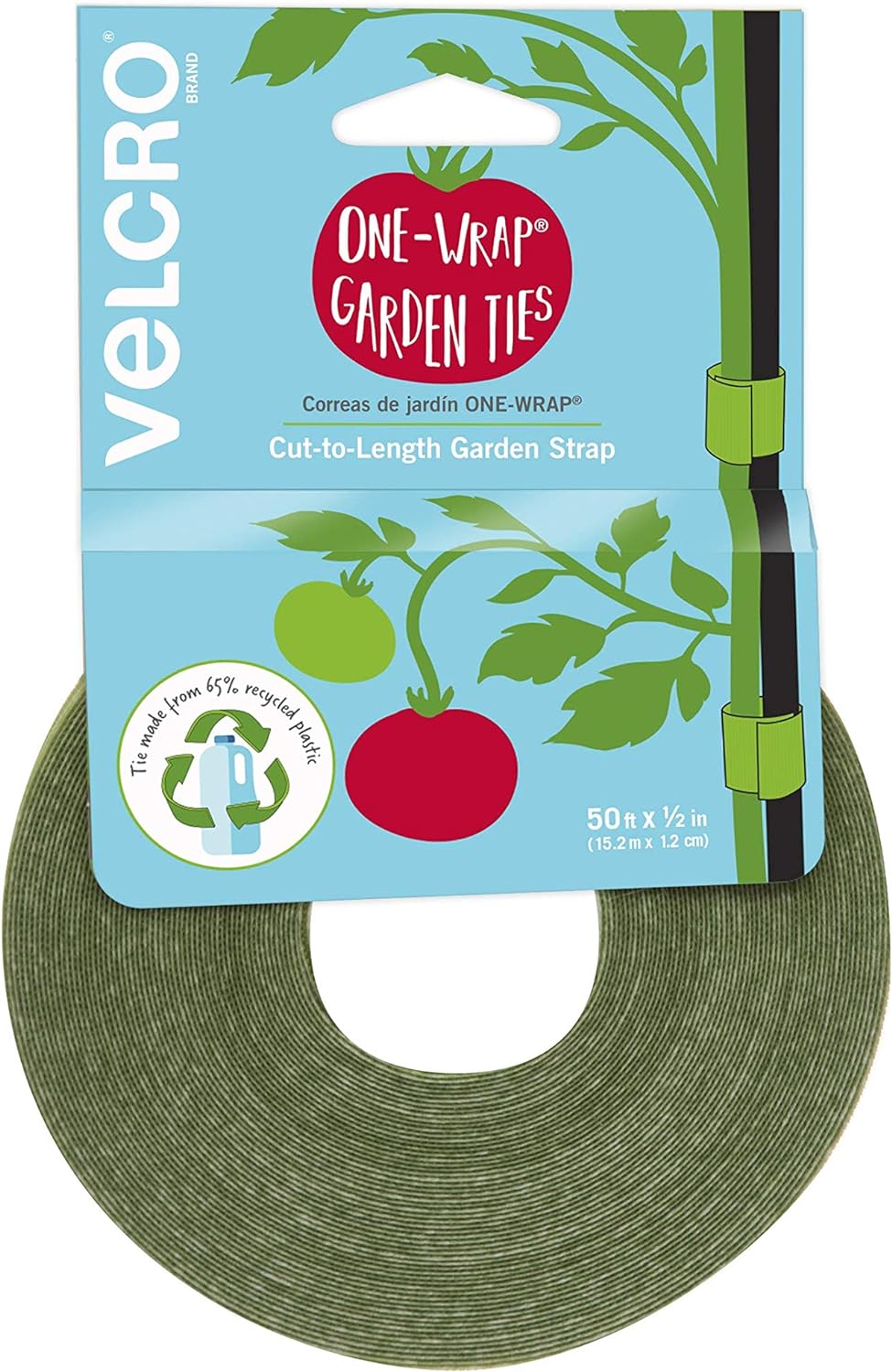 Velcro One Wrap Garden Ties 50' x 1/2" - Sow True Seed