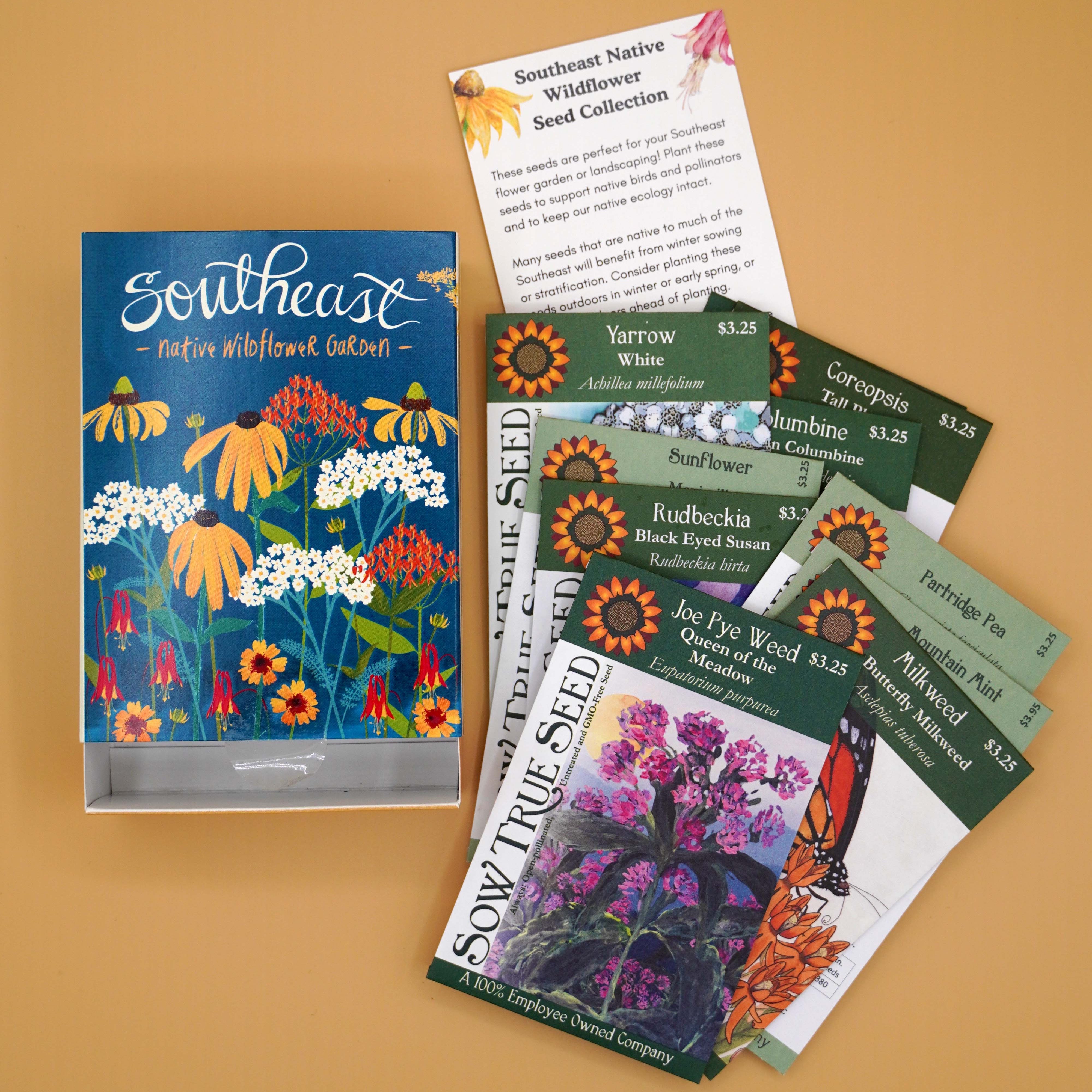 Southeast Native Wildflower Collection Box - Sow True Seed