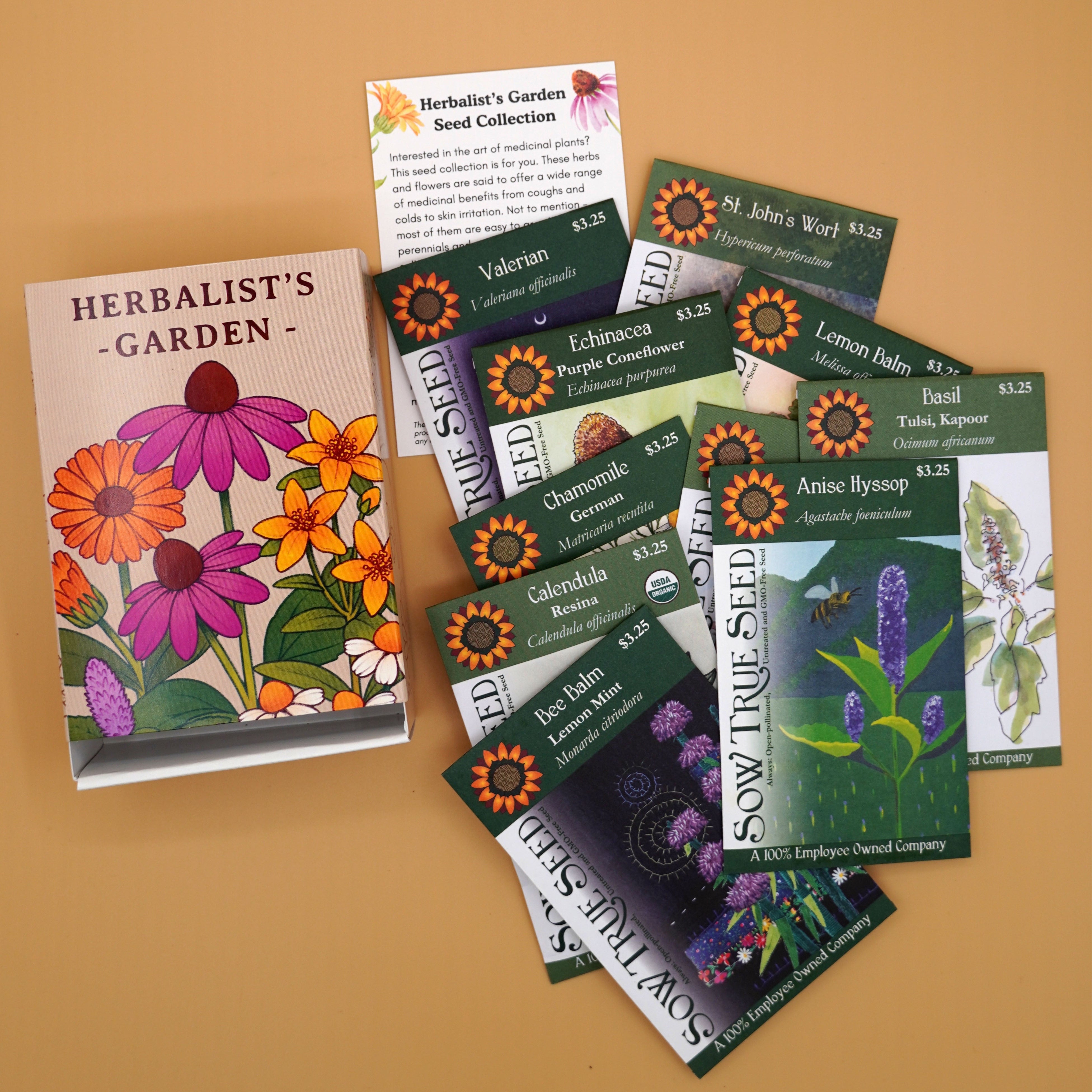 Herbalist's Garden Seed Collection Box - Sow True Seed