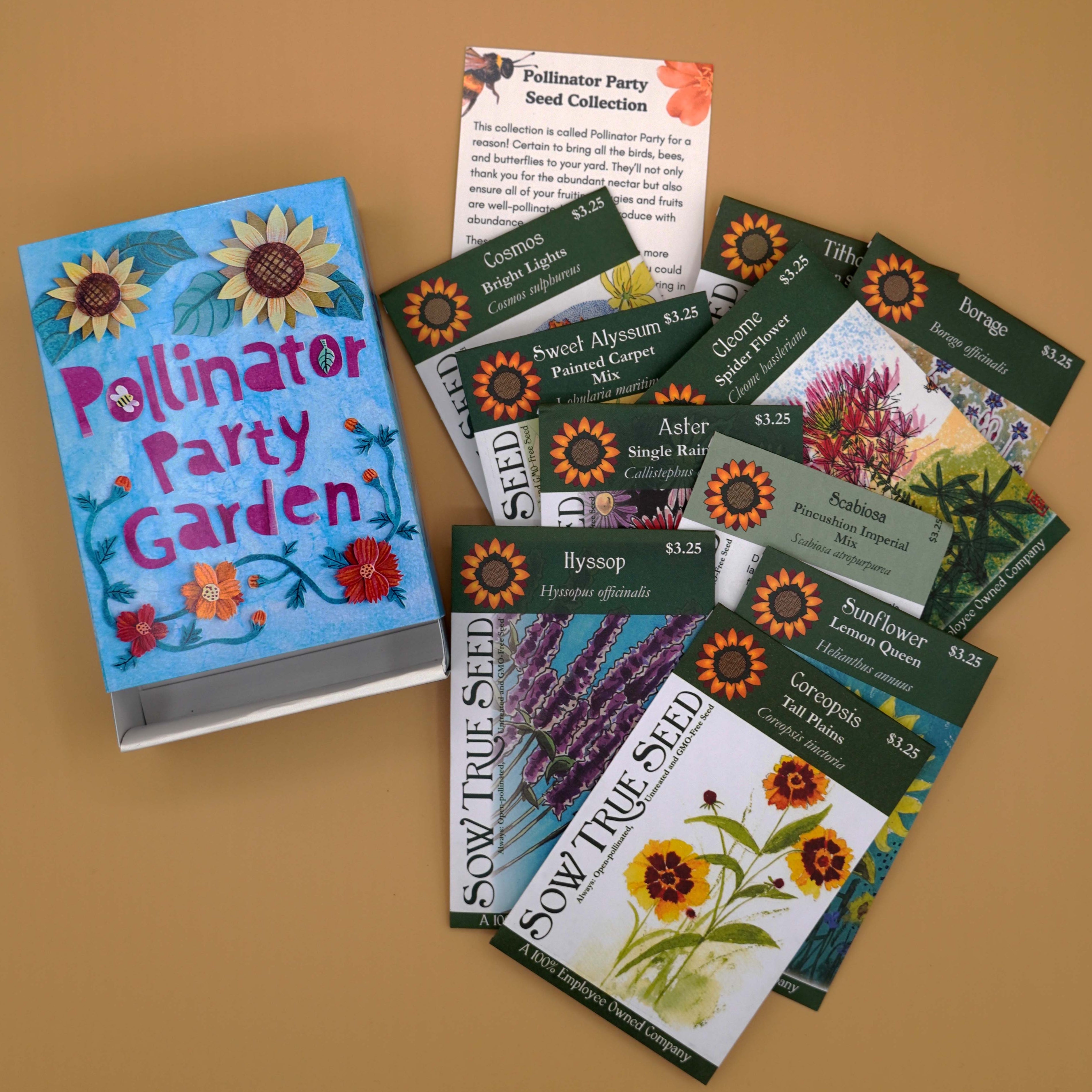Pollinator Party Seed Collection Box - Sow True Seed