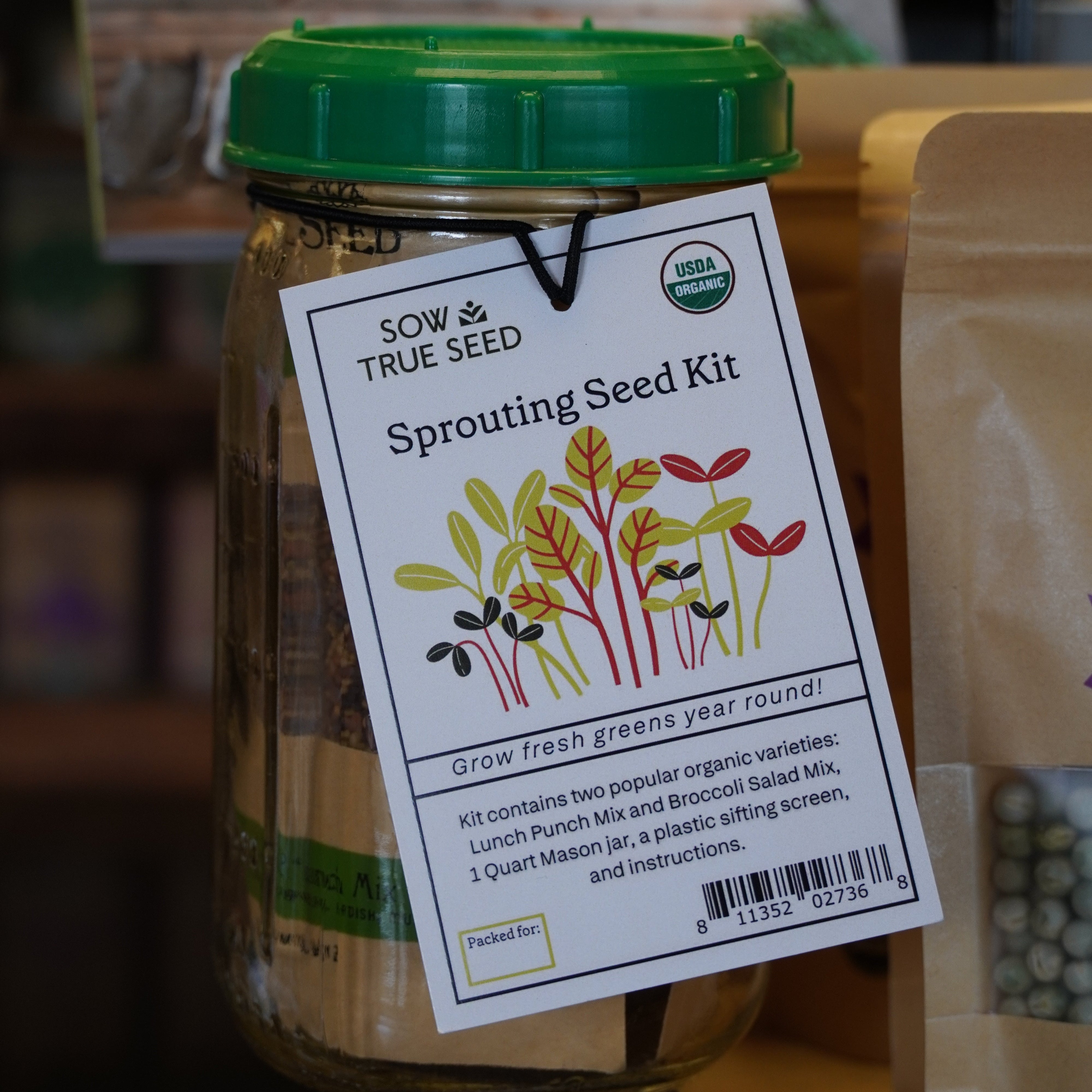 Sprouting Seed Kit, ORGANIC - Sow True Seed