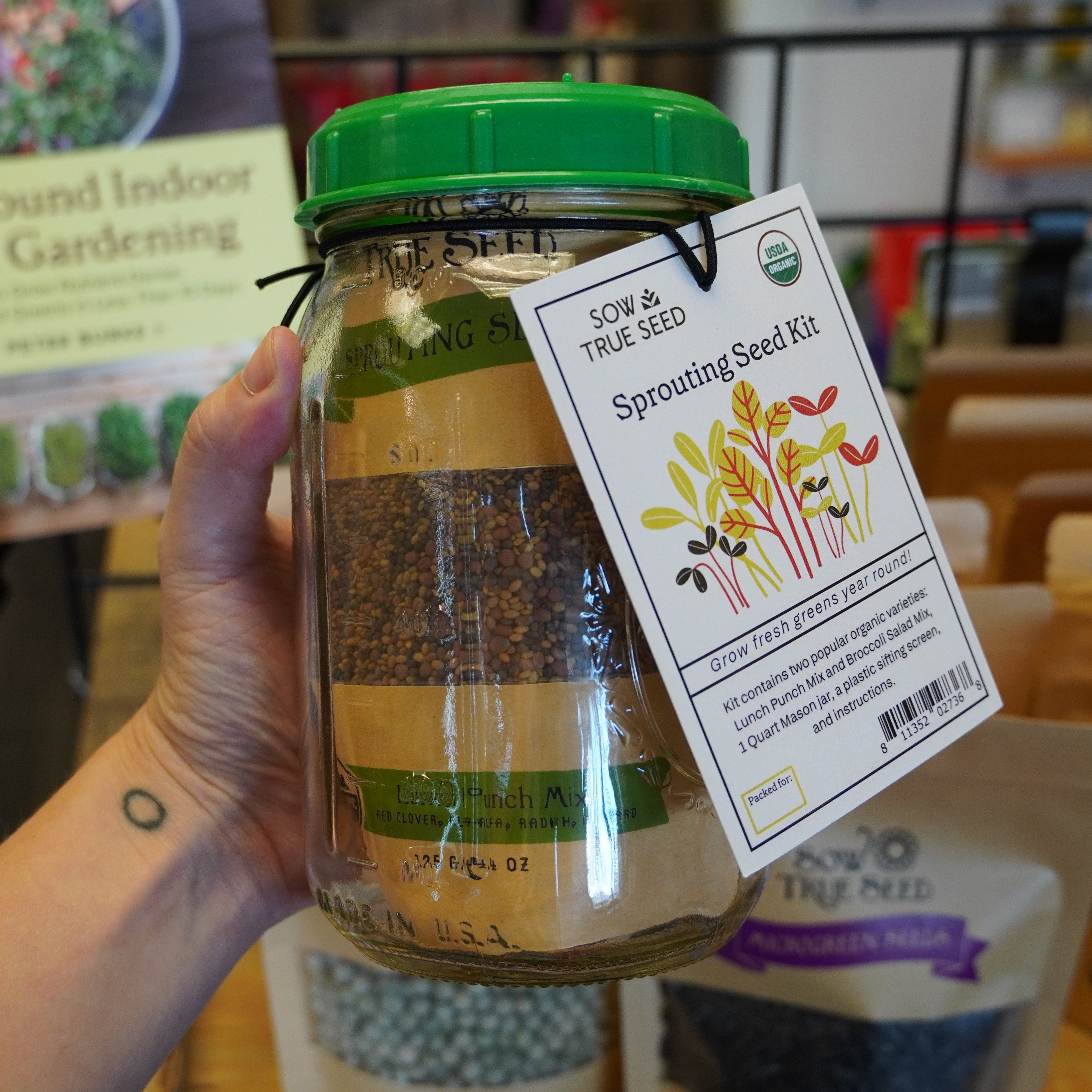 Sprouting Seed Kit, ORGANIC - Sow True Seed