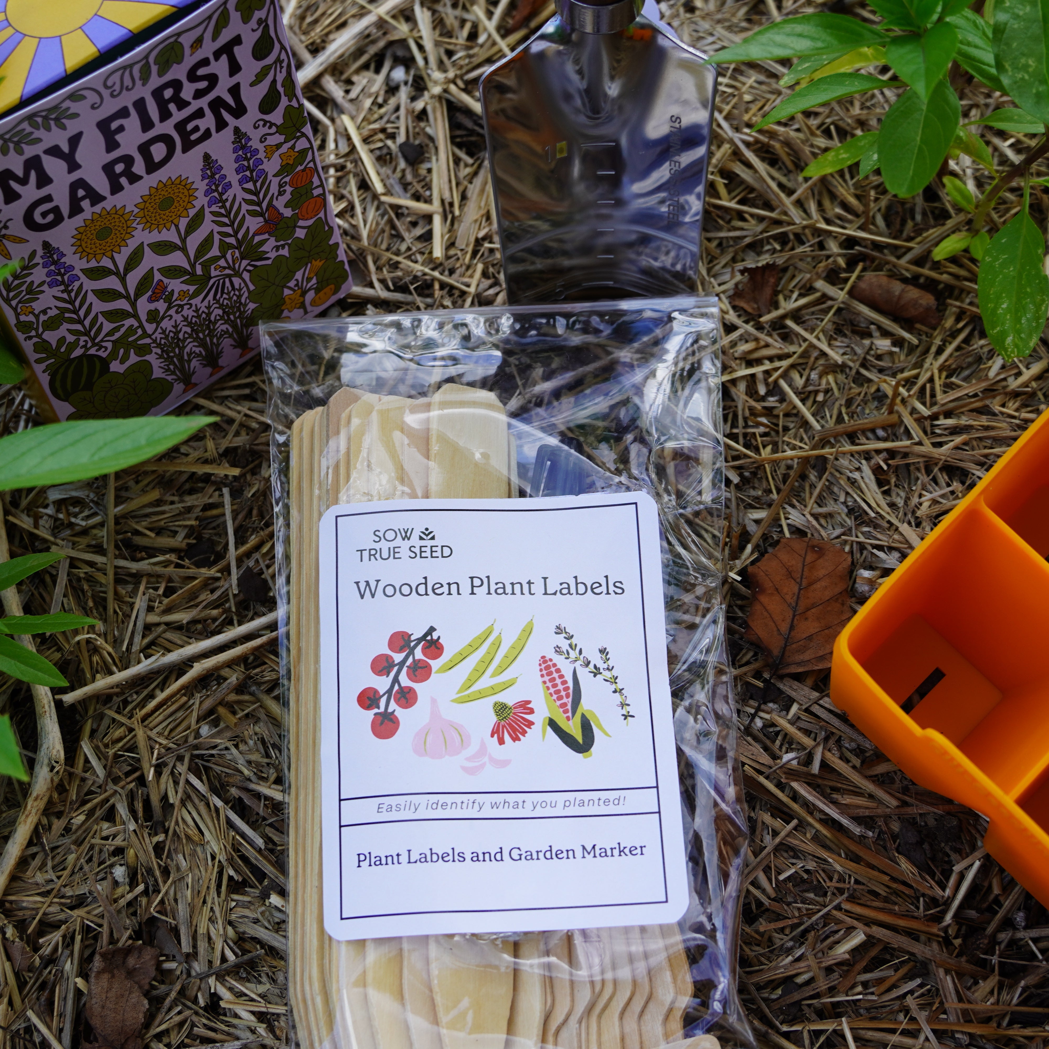 Wooden Plant Label Set, Small - Sow True Seed