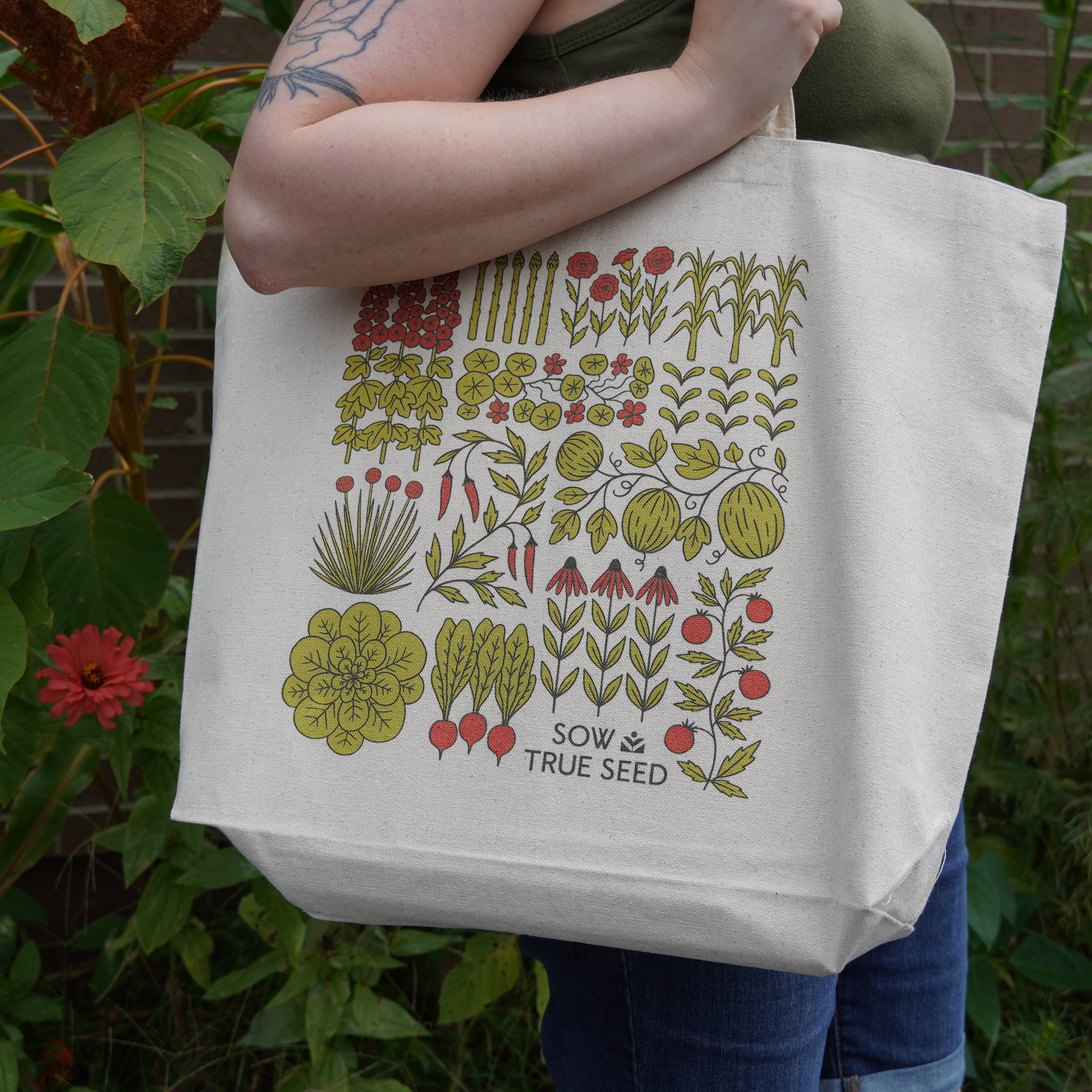 Garden Quilt Tote Bag - Sow True Seed