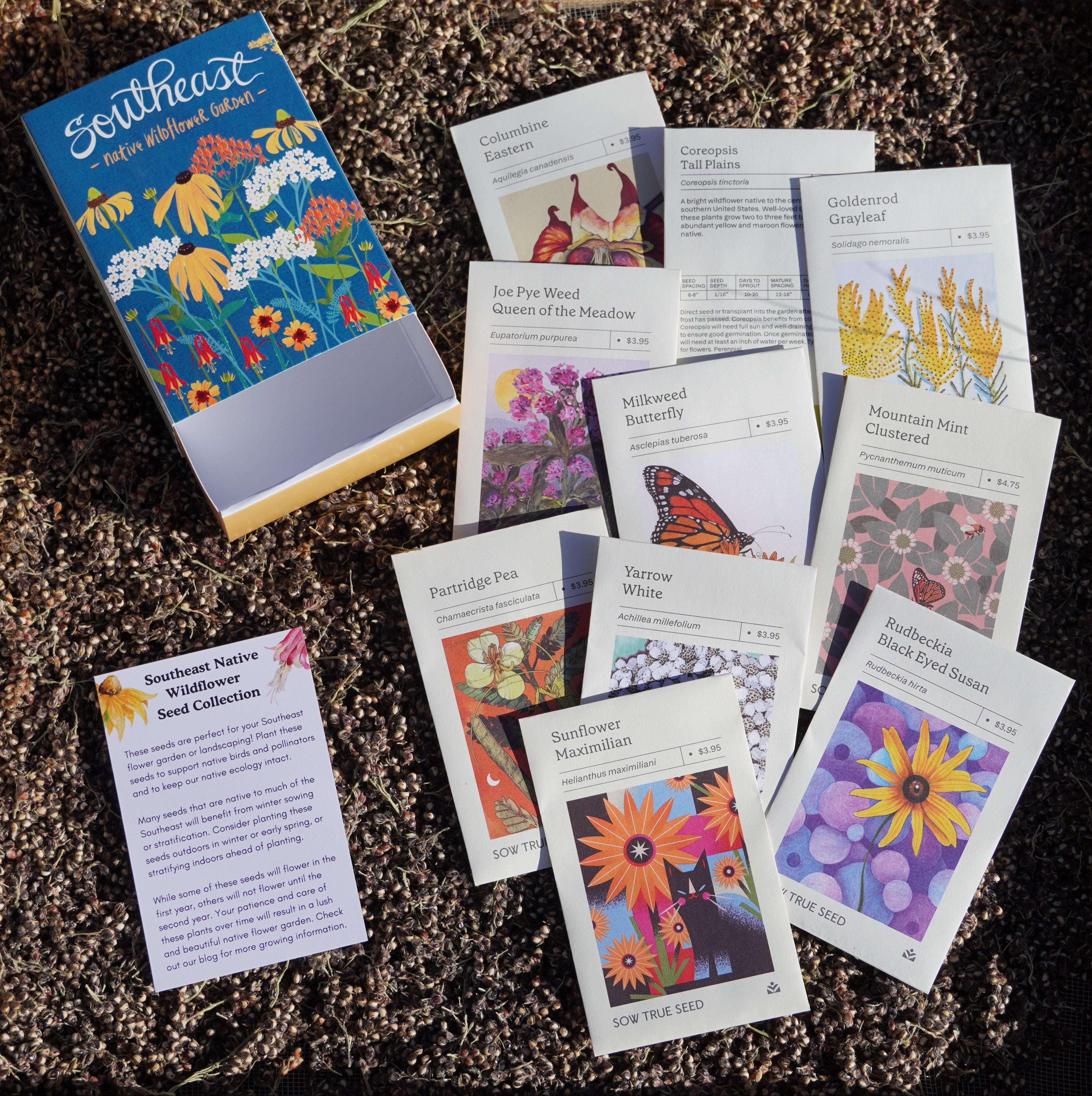 southeast wildflower seeds Southeast Native Wildflower Collection Box