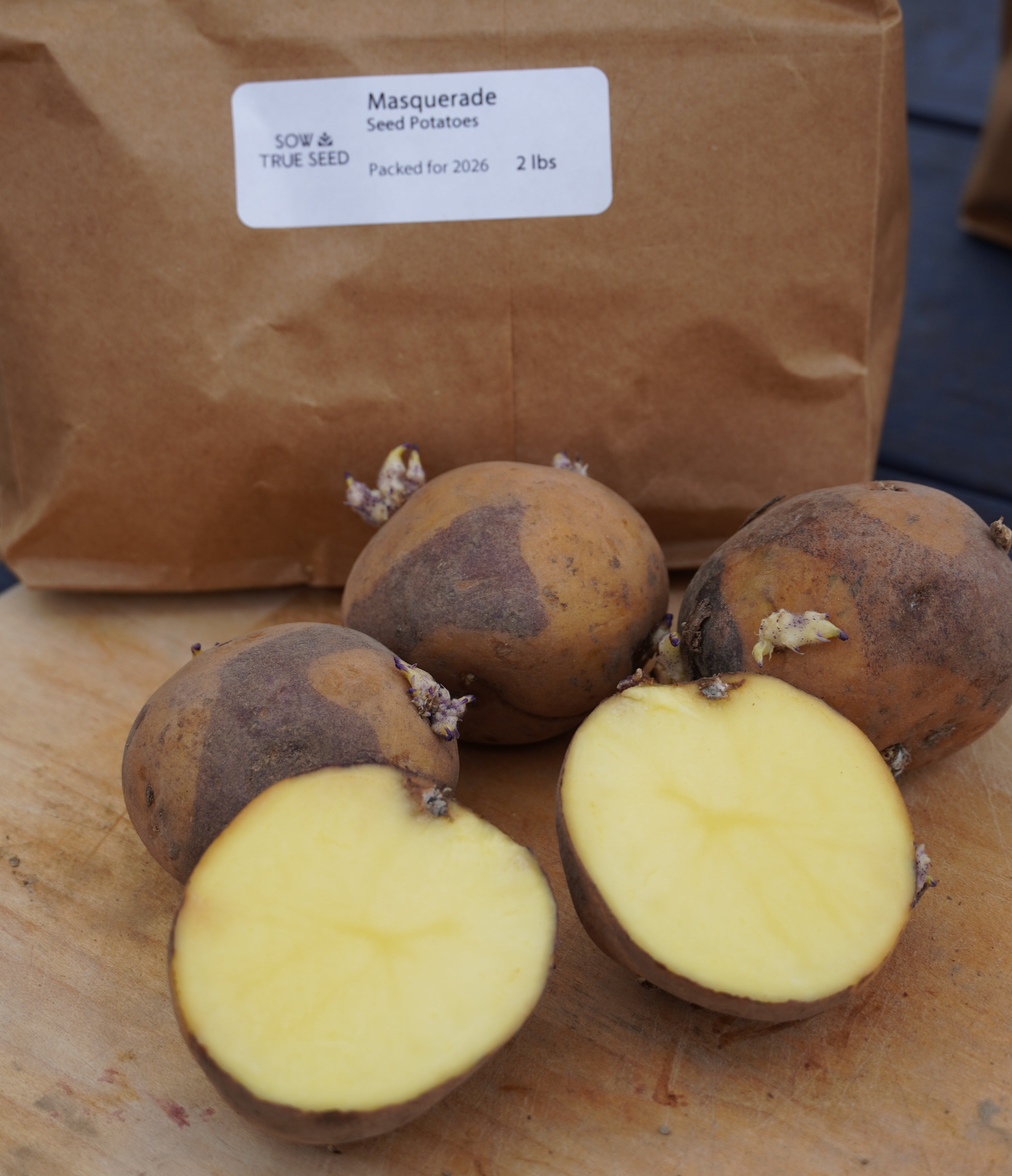 Masquerade Potato, Naturally Grown - Sow True Seed
