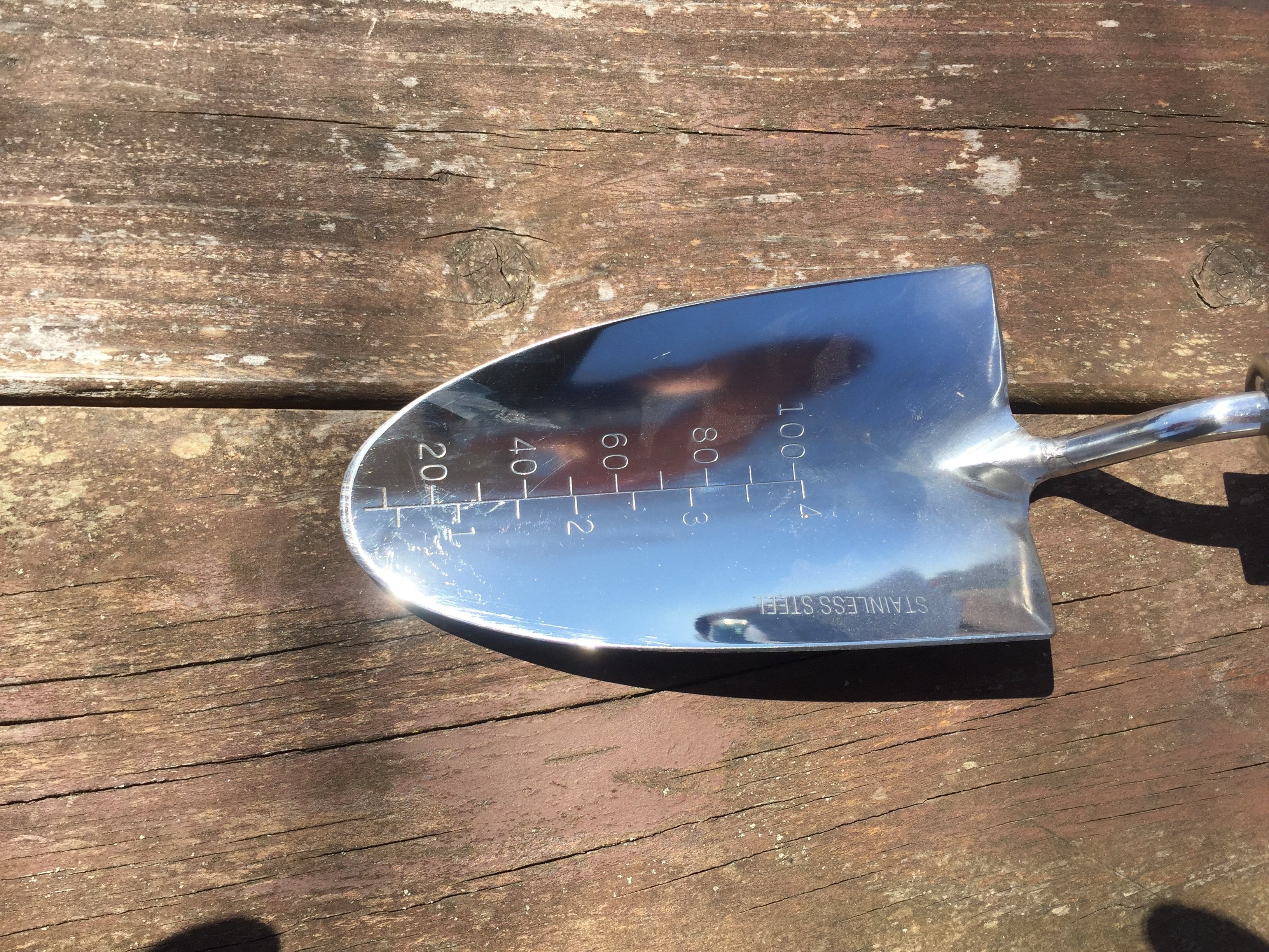 Large Stainless Steel Hand Trowel (TBL/SHT) - Sow True Seed