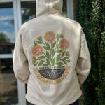 "Sow, Grow, Save" Hoodie, Cream - Sow True Seed