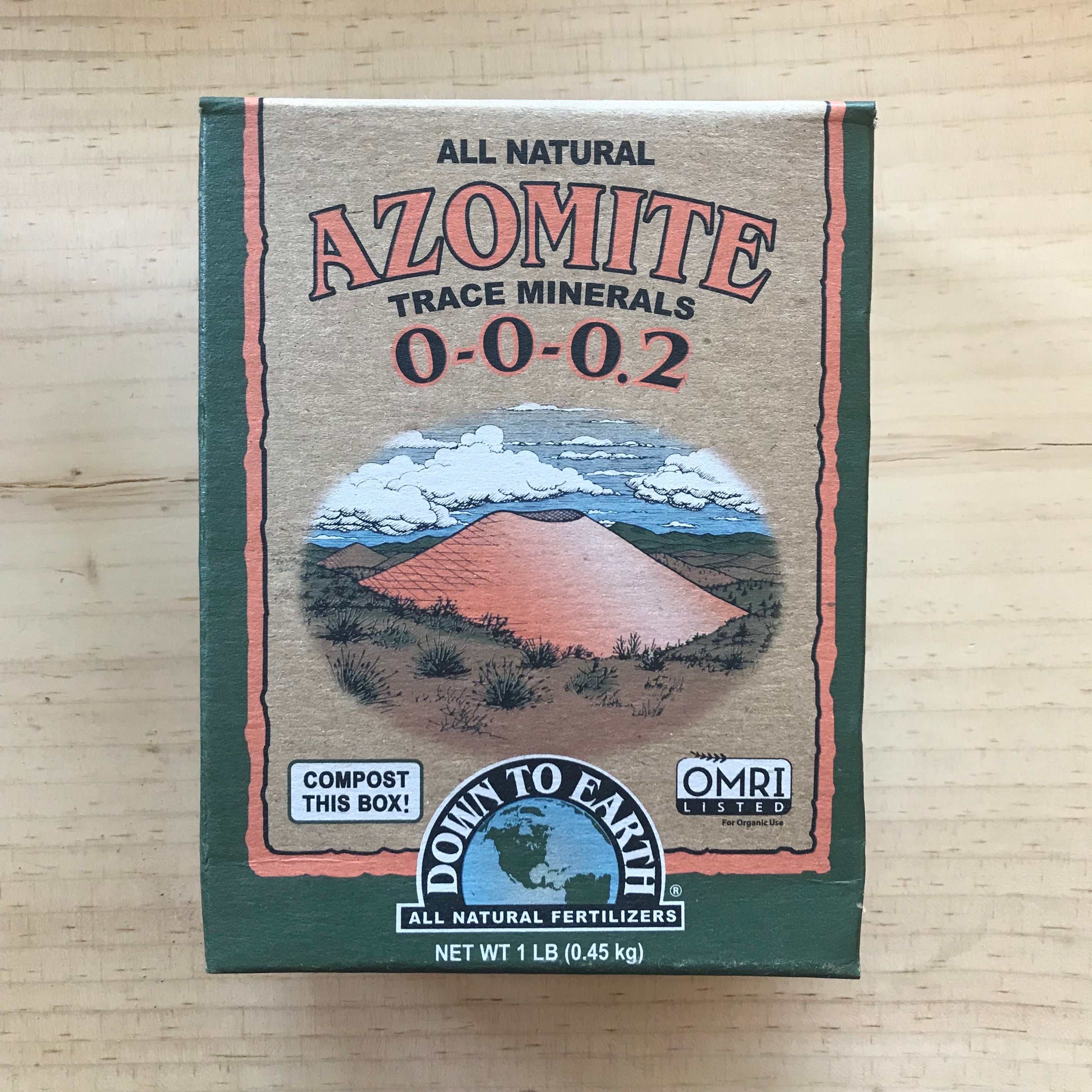 Azomite Composition Azomite Powder | Sow True Seed