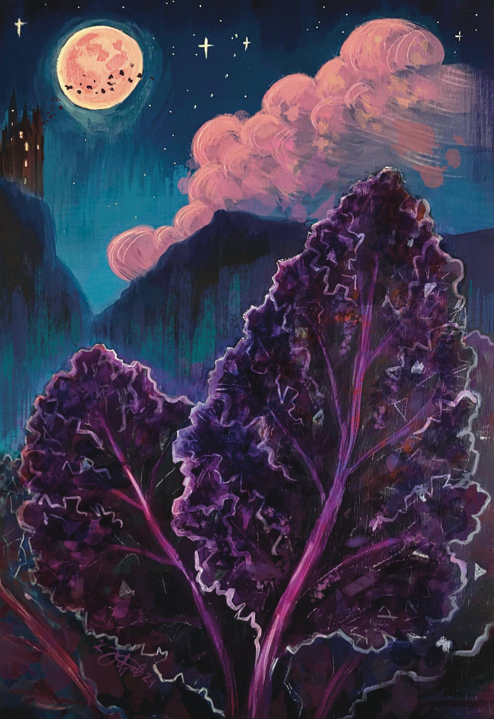 Kale Seeds - Scarlet - Sow True Seed