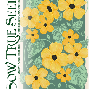 Black-Eyed Susan Tea Towel - KESTREL