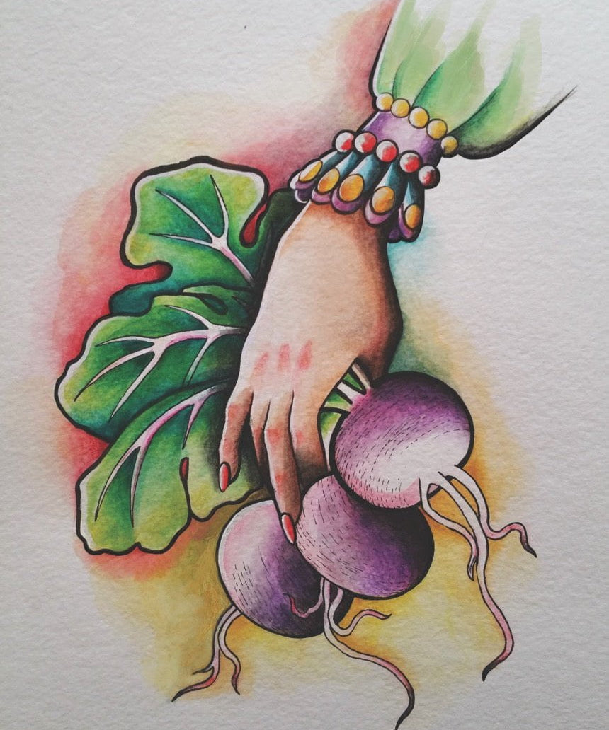 Turnip Seeds - Purple Top White Globe - Sow True Seed