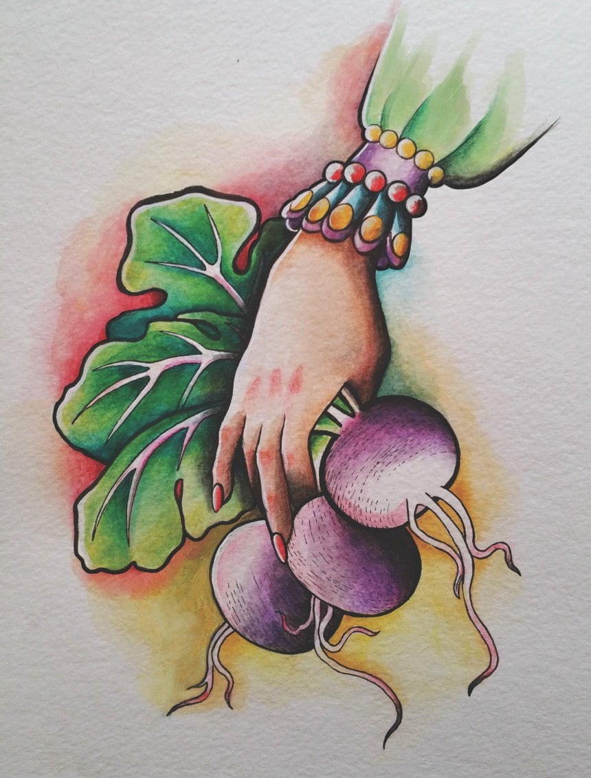 Turnip Seeds - Purple Top White Globe - Sow True Seed