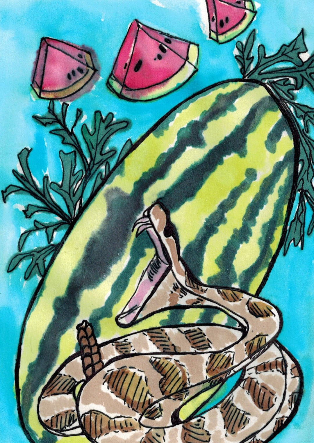 Georgia Rattlesnake Watermelon seeds | Sow True Seed | Open Pollinated