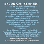Iron on Patches Lucky Sardine - Sow True Seed