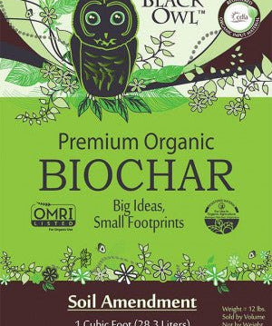 Black Owl Premium Raw Organic Biochar - Sow True Seed