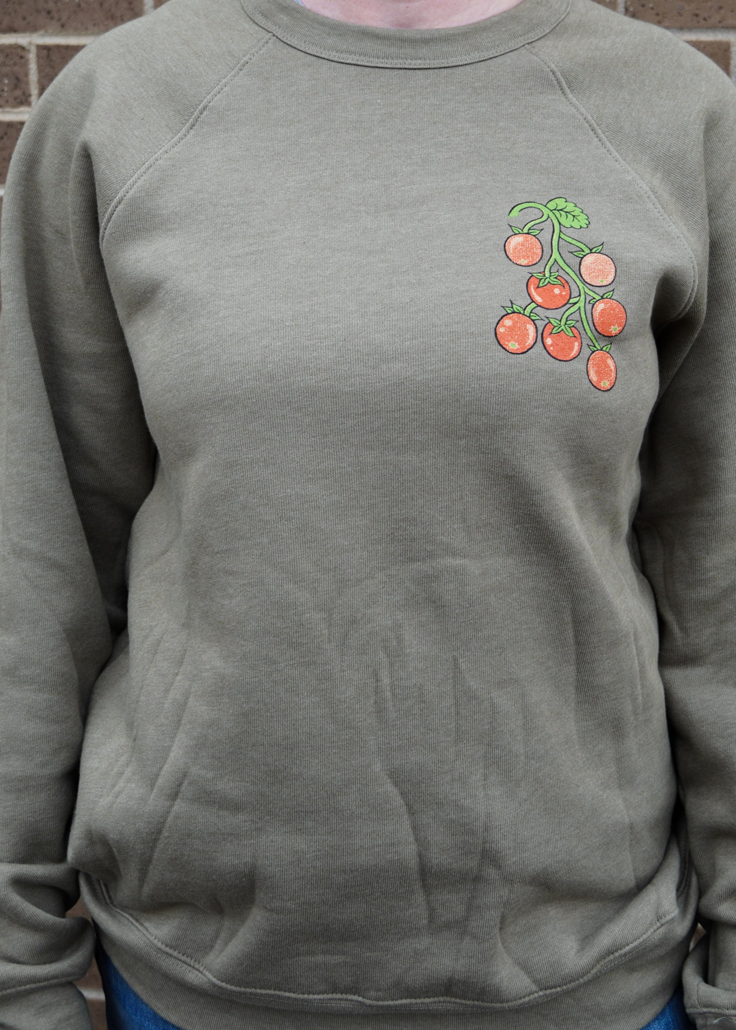 2025 Catalog Cover Crewneck Sweatshirt, Olive - Sow True Seed