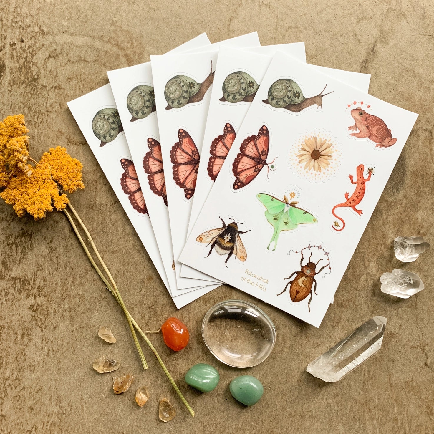Polanshek of the Hills Sticker Sheets - Sow True Seed