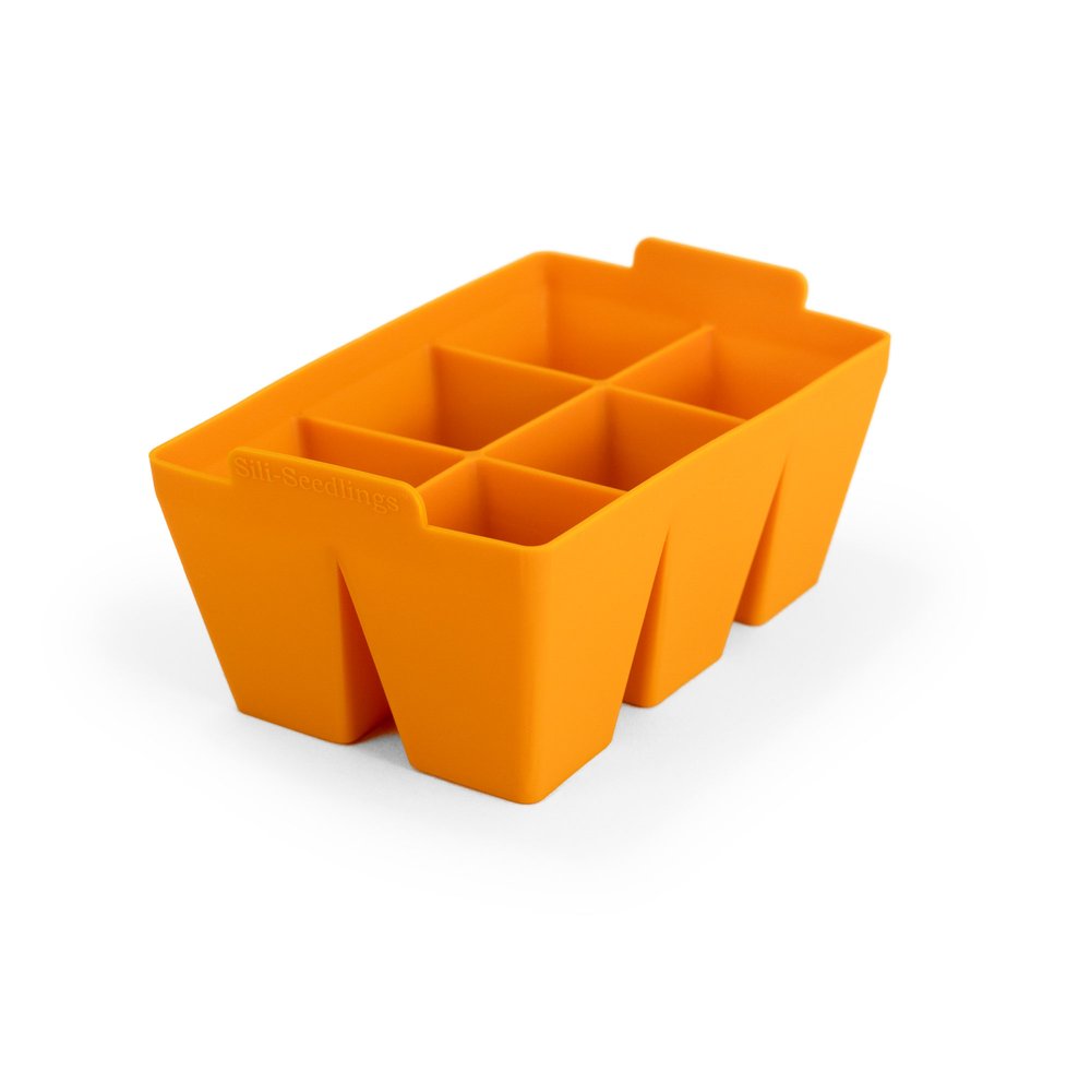 Silicone Seed Starting Trays 6 cell - Sow True Seed