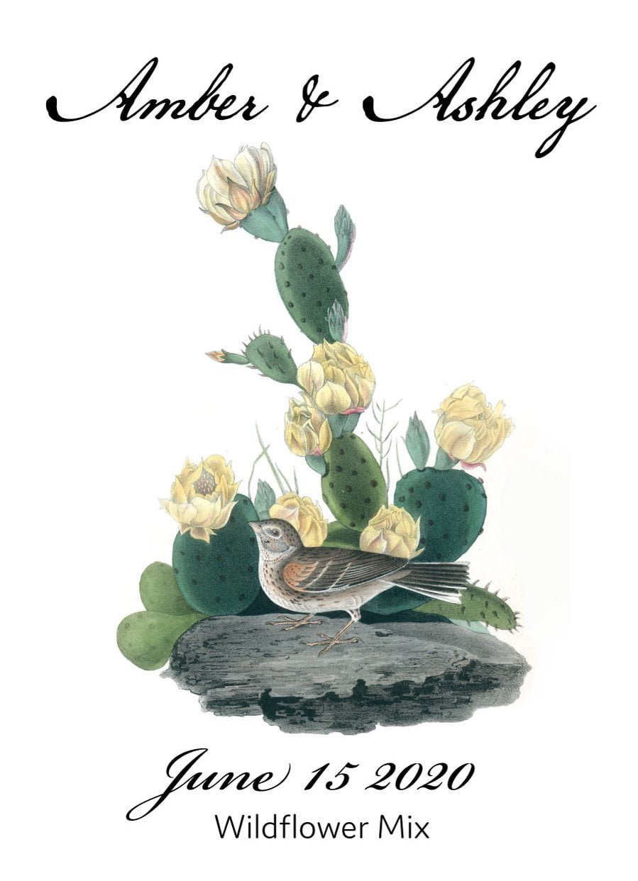 Pre-Designed Template - Prickly Pear Cactus - Sow True Seed