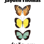 Pre-Designed Template - Butterflies Birth Announcement - Sow True Seed