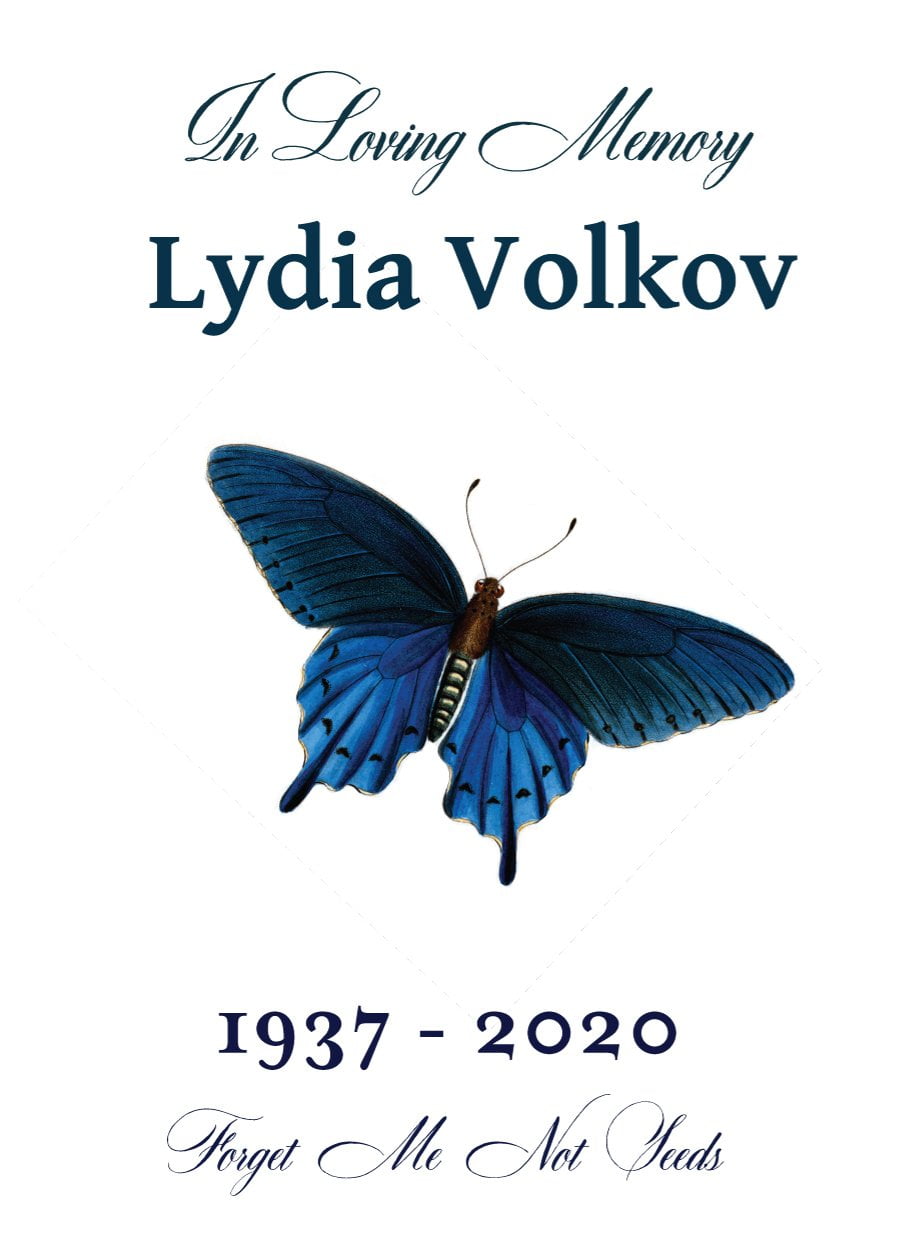 Pre-Designed Template - Remebrance Butterfly - Sow True Seed
