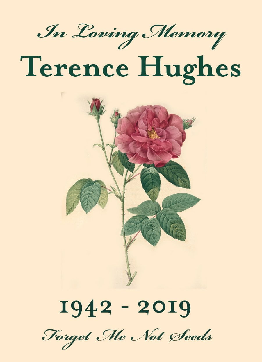 Pre-Designed Template - Remebrance Rose - Sow True Seed