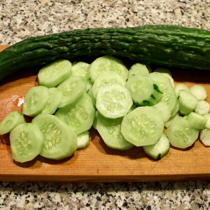 Slicing Cucumber Seeds - Suyo Long, ORGANIC - Sow True Seed