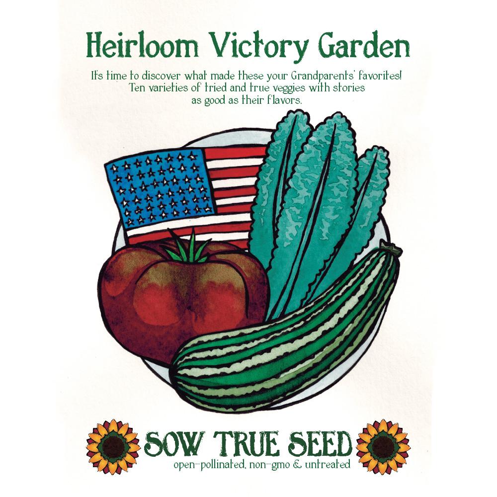 Heirloom Victory Garden Collection Gift Tin Sow True Seed