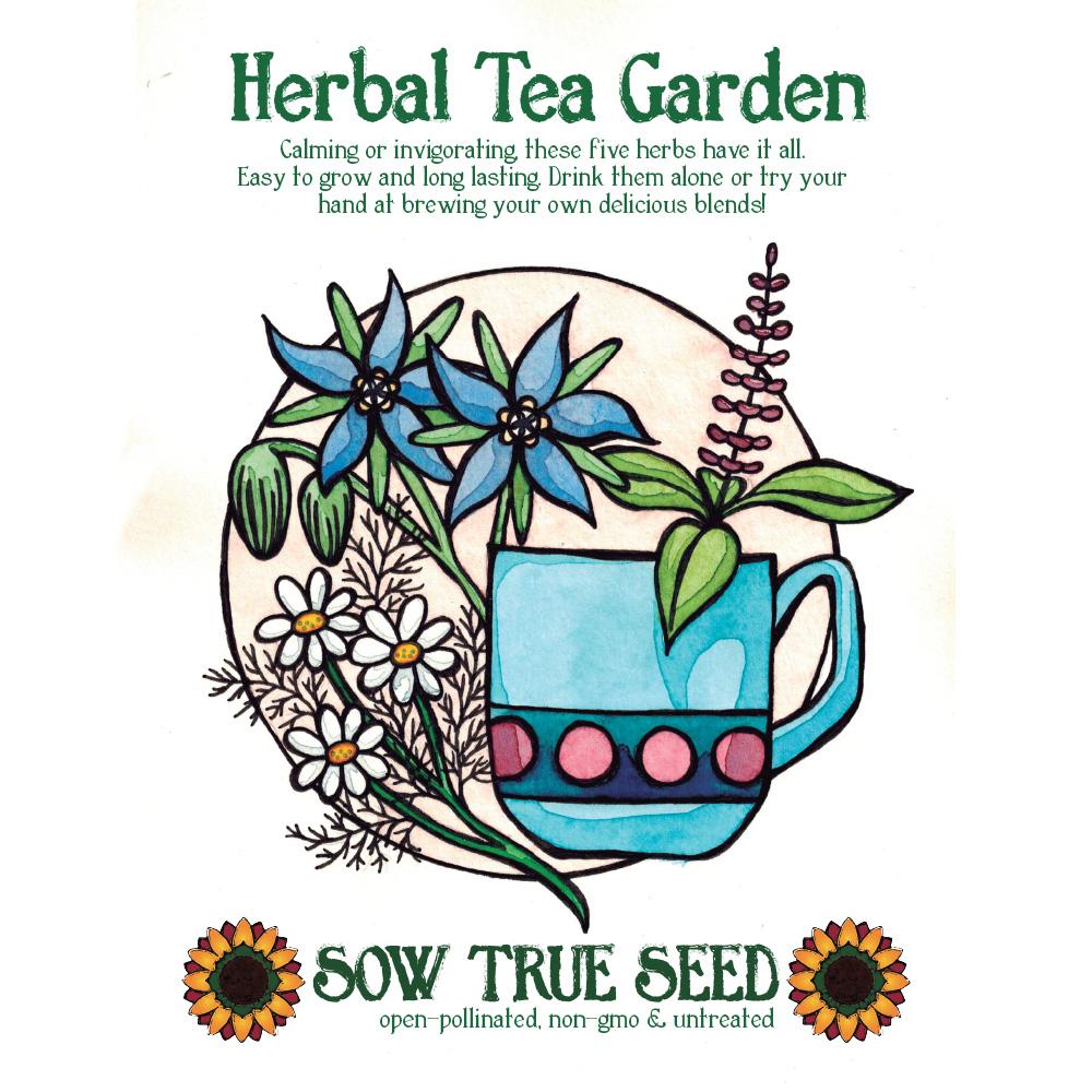 Herbal Tea Garden Collection Gift Tin | Sow True Seed