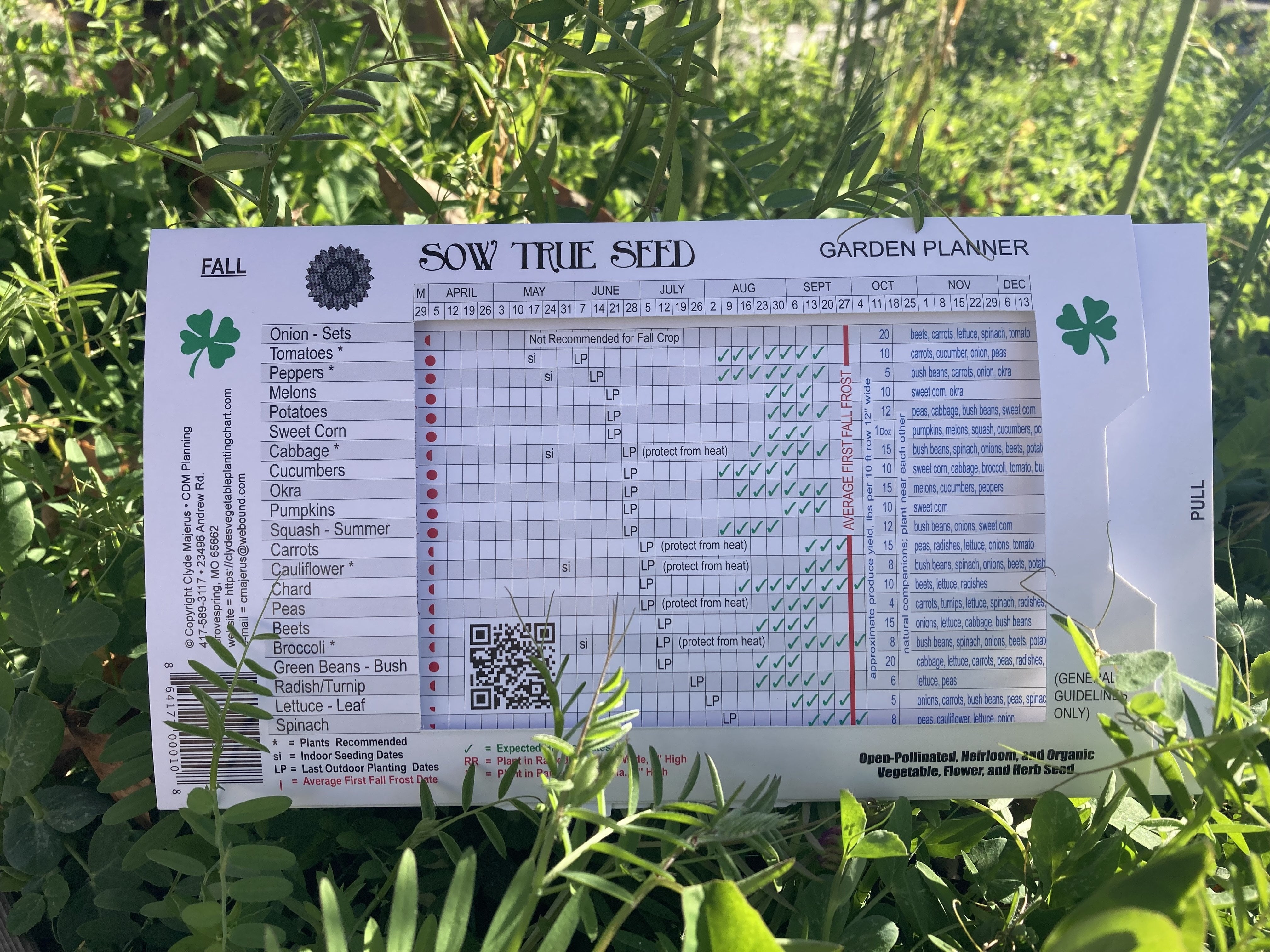 Garden Planner Sow True Seed