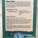 Blood Meal - Sow True Seed