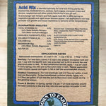 Acid Mix - Sow True Seed