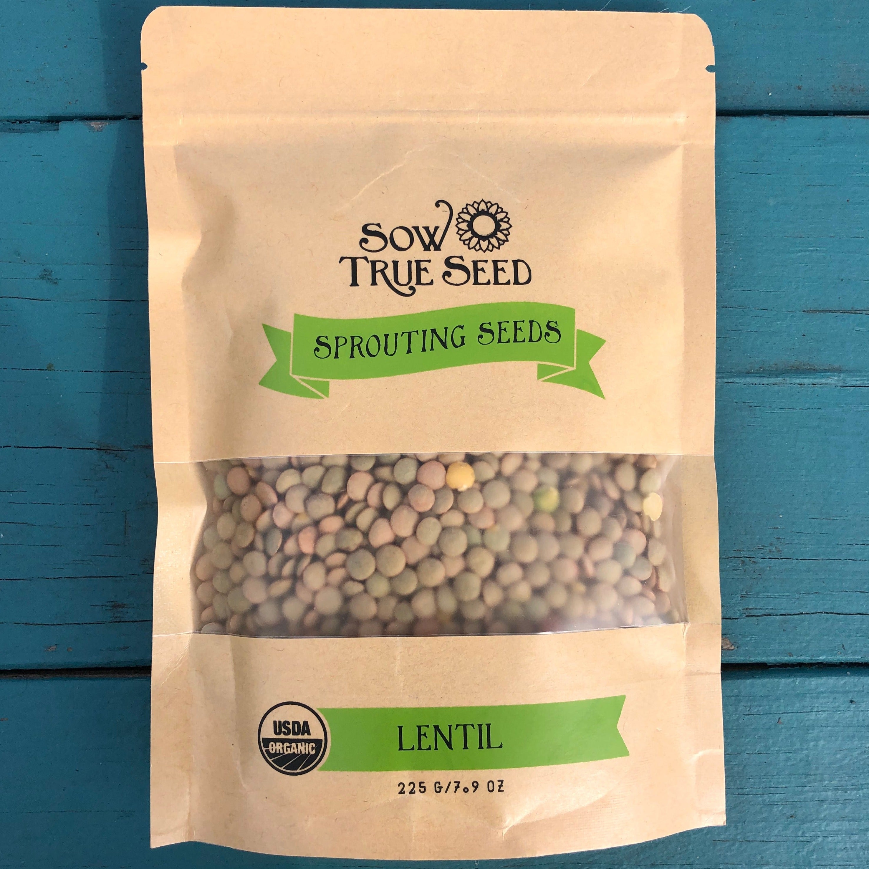 Sprouting Seed - Lentil, ORGANIC - Sow True Seed