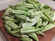 Okra Seeds - Whidby White - Sow True Seed