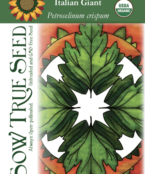 Parsley Seeds - Italian Giant, ORGANIC - Sow True Seed